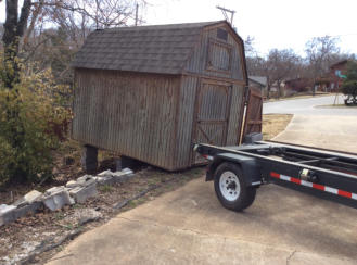 shed moving springfield / branson area